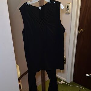 Elegant Black Sleeveless Jumpsuit